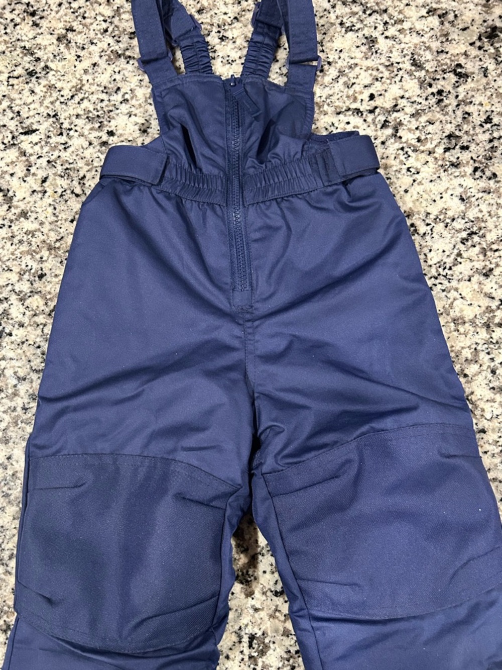 Cat & Jack Navy Kids' Snow Overalls with Adjustable Straps